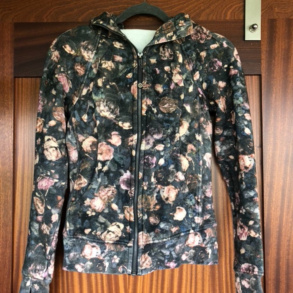 Lululemon Scuba Hoodie IV Sz 4 Dusty Rose Multi